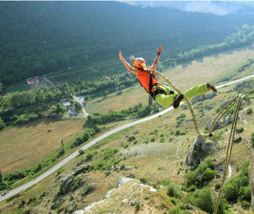 Lovers Leap Bungee Jump