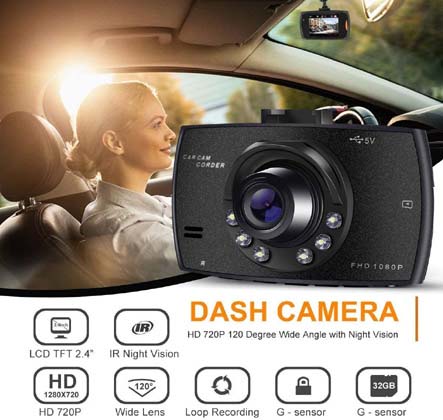 Dash Cam with Night Vision winning bidder