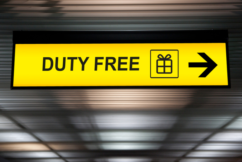 Duty Free Sign