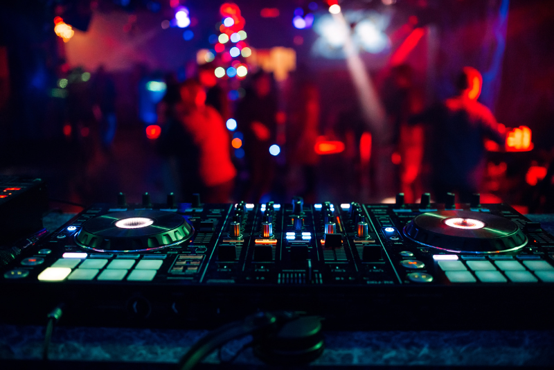 Nightclub DJ Decks