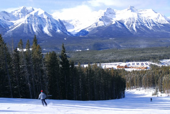 skiing